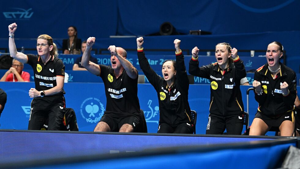 Die deutschen Tischtennis-Frauen haben den EM-Titel gewonnen.