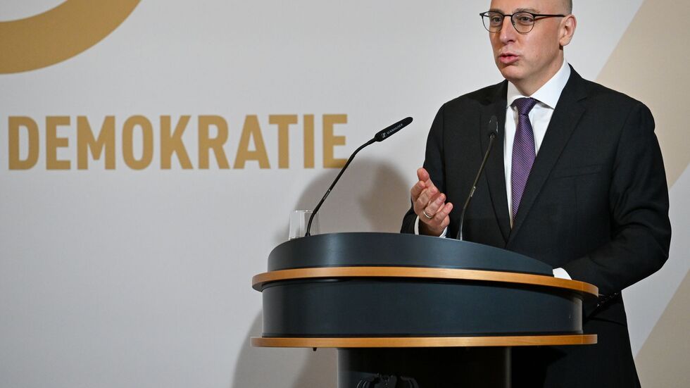 Für Sinan Selen war es gleichzeitig seine Antrittsrede als Präsident des Bundesamts für Verfassungsschutz. 