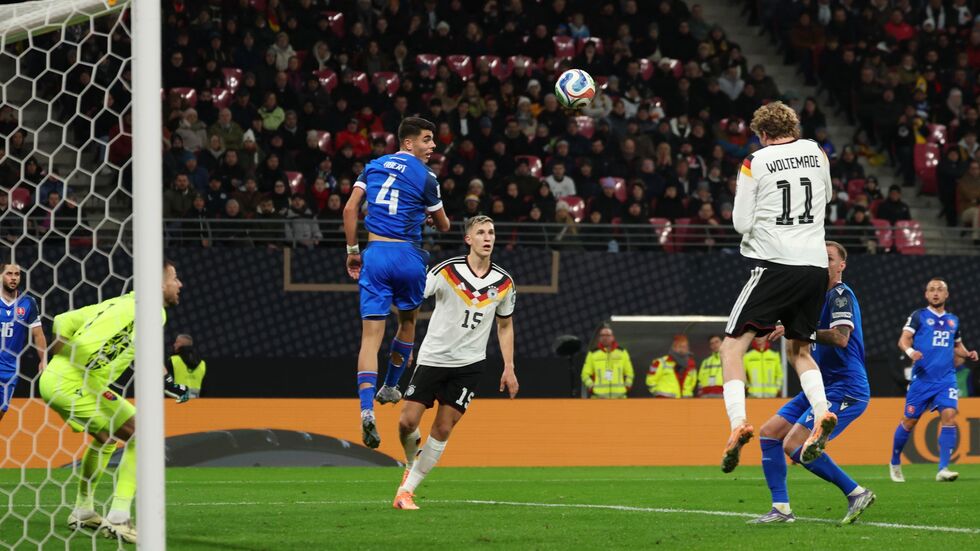 Flanke Kimmich, Kopfball Woltemade: So einfach kann Fußball sein.