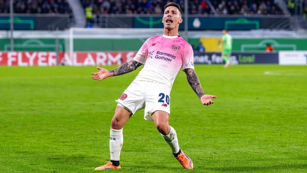 Die Freistöße von Alejandro Grimaldo sind gefürchtet. Die Freistöße von Alejandro Grimaldo sind gefürchtet.