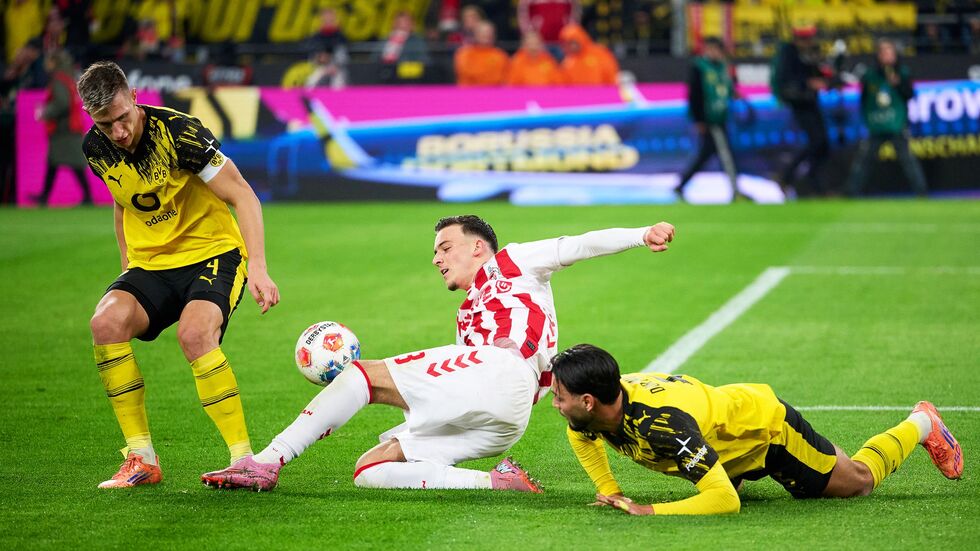 Said El Mala (M) stellte die BVB-Defensive immer wieder vor Probleme.