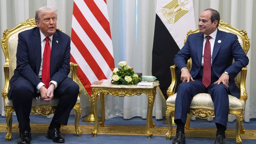 Trump spricht über die weiteren Gaza-Verhandlungen. Trump spricht über die weiteren Gaza-Verhandlungen.