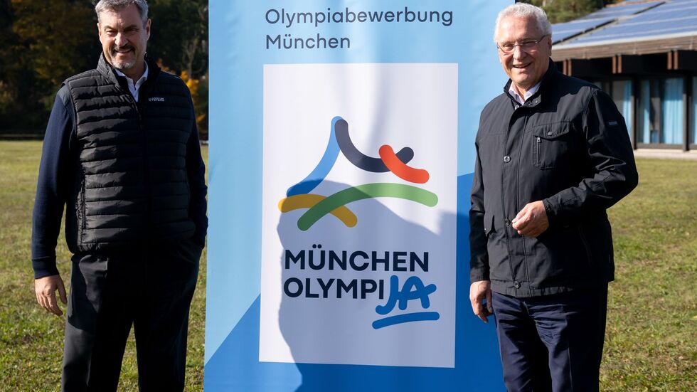 Die Politik, etwa Ministerpräsident Markus Söder (links) und Innenminister Joachim Herrmann (rechts), sind für Olympia. (Archivfoto)