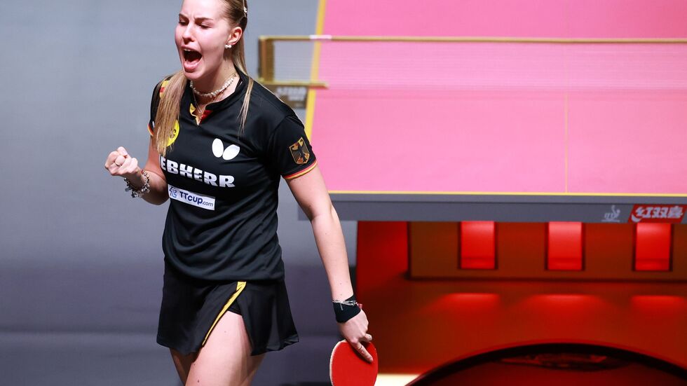 Im EM-Halbfinale: Annett Kaufmann und das deutsche Tischtennis-Team eilen bei der EM in Zadar von Sieg zu Sieg.