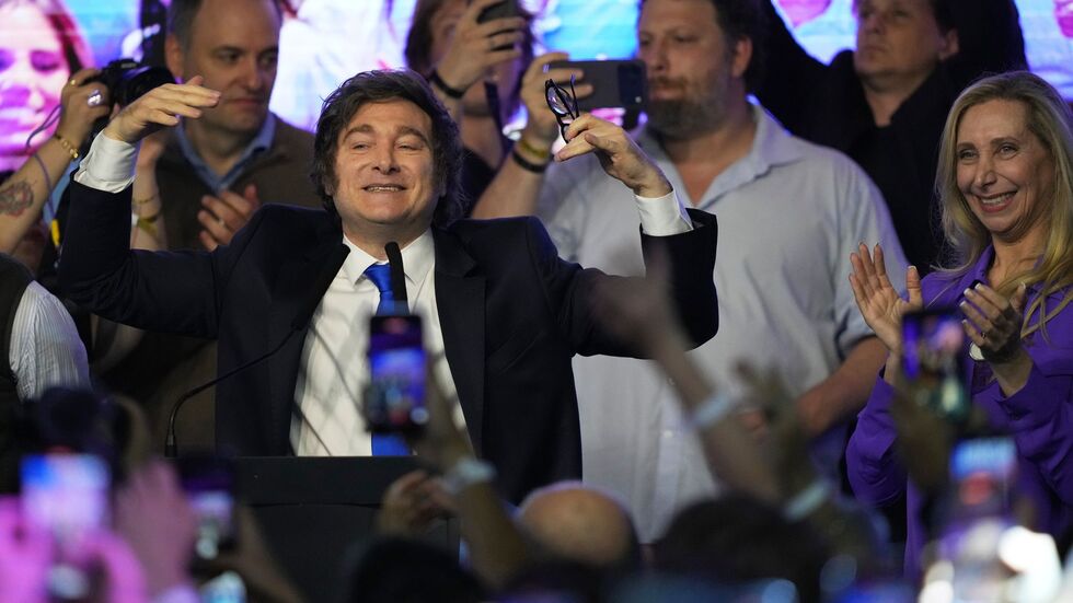 Der Jubel nach dem Sieg: Die Partei von Argentiniens Präsidenten Milei konnte bei der Kongresswahl zahlreiche Mandate hinzugewinnen.