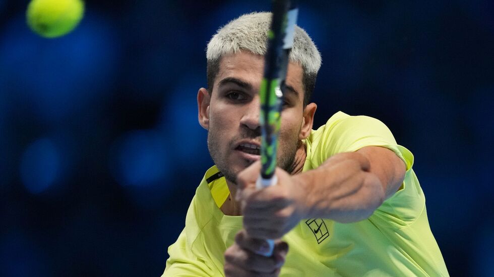 Carlos Alcaraz musste im zweiten Match hart kämpfen.