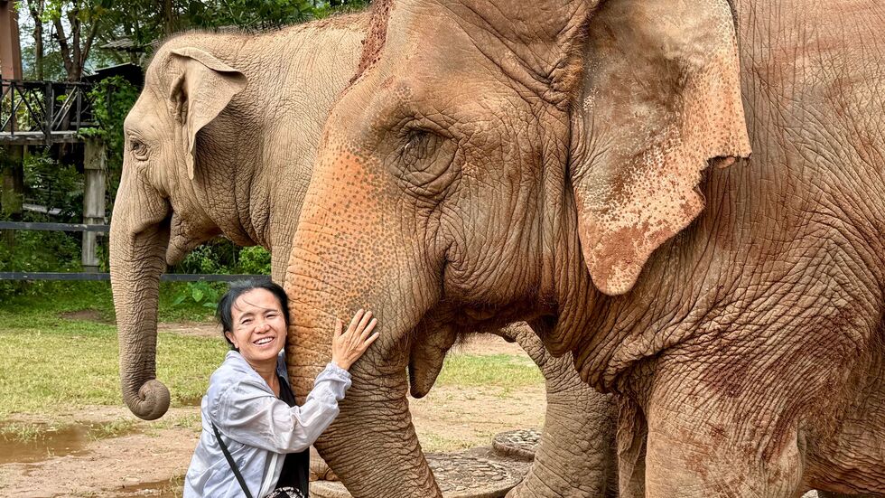 Schon mit 17 entschied Lek, ihr Leben den Elefanten zu widmen.