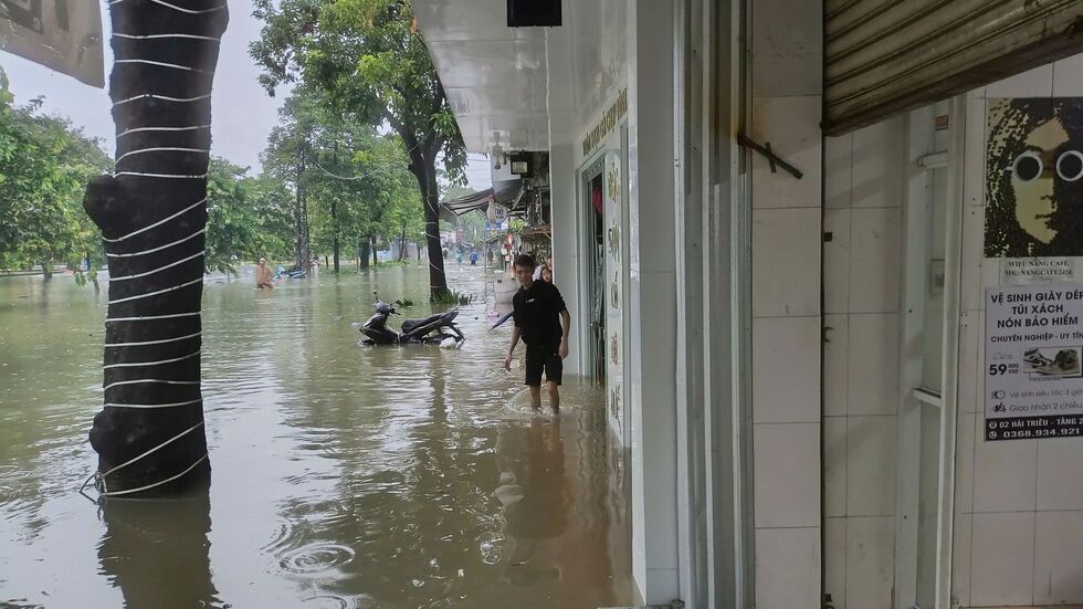 Rekordregen löste das Hochwasser aus.