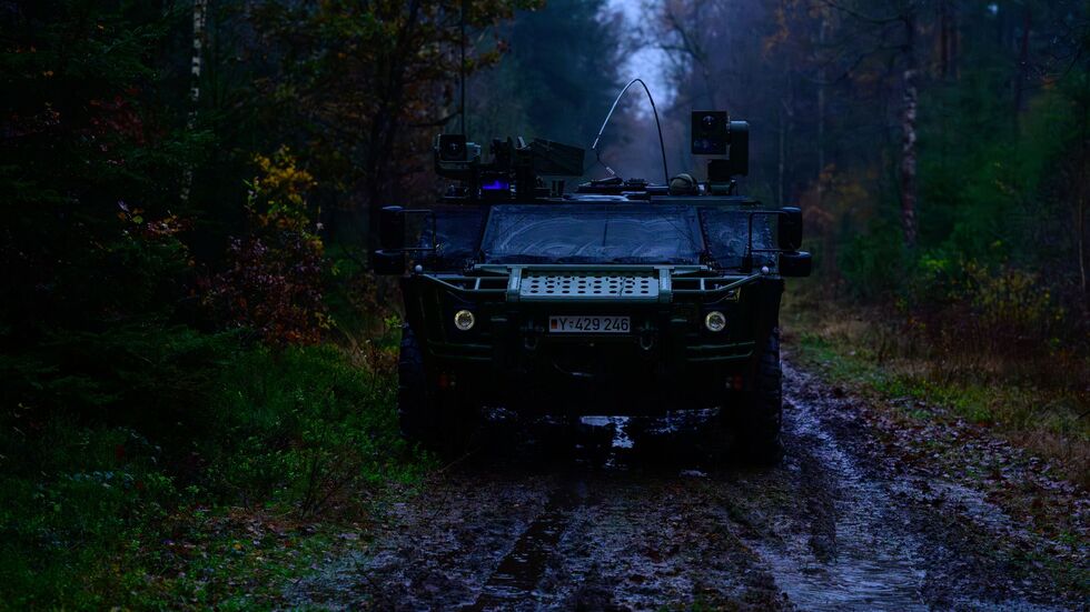 Ein Spähwagen vom Typ Fennek. (Symbolbild)