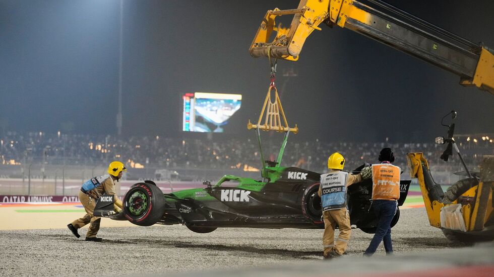 Für Nico Hülkenberg war nach einem Unfall früh Schluss. Für Nico Hülkenberg war nach einem Unfall früh Schluss.