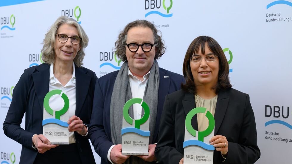 In Chemnitz ist der mit einer halben Million Euro dotierte Deutsche Umweltpreis vergeben worden.  In Chemnitz ist der mit einer halben Million Euro dotierte Deutsche Umweltpreis vergeben worden.