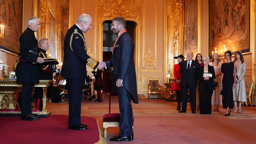 Beckham gilt als großer Verehrer des Königshauses. 