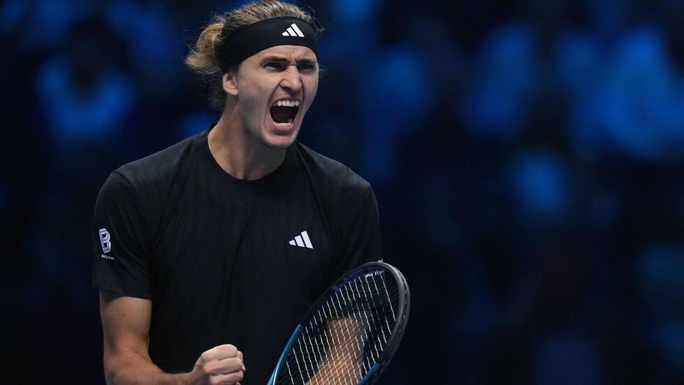 Jubelte ausgelassen nach seinem Auftaktsieg bei den ATP Finals: Alexander Zverev
