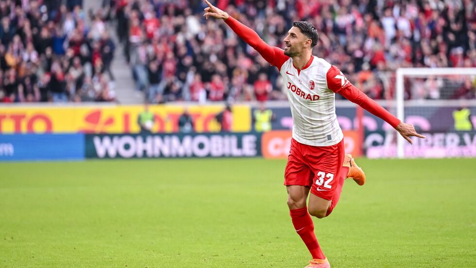 Später Ausgleich: Vincenzo Grifo traf für Freiburg zum 2:2.