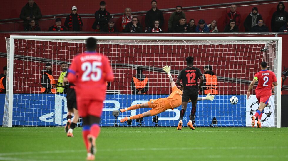 Paris zeigte sich eiskalt vor dem Tor. 