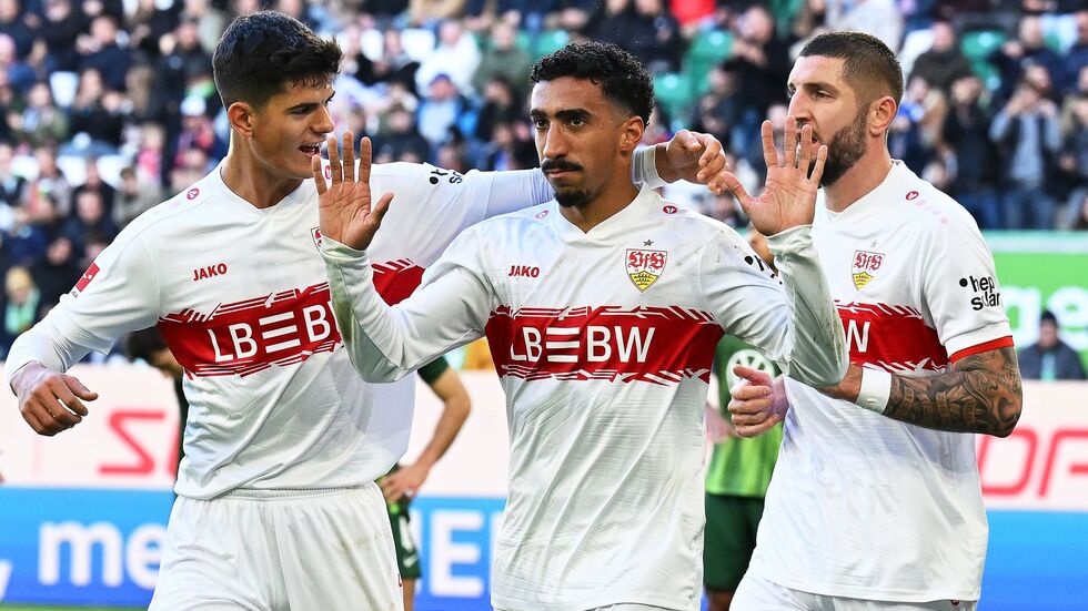 Der Ex-Wolfsburger Tiago Tomas verzichtete auf exzessiven Jubel nach seinem Tor gegen den VfL