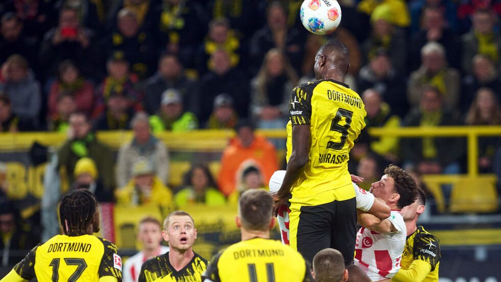 Glücklos: BVB-Stürmer Serhou Guirassy.