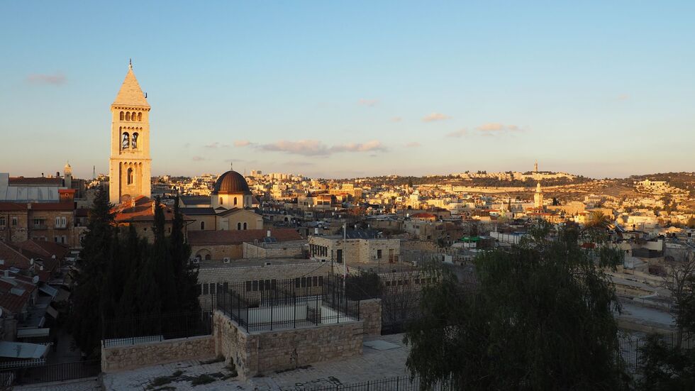 Kaiser Wilhelm II. ließ die Erlöserkirche Ende des 19. Jahrhunderts in der Altstadt von Jerusalem in unmittelbarer Nähe der Grabeskirche bauen, die im Jahr 335 nach Christus geweiht wurde. (Archivbild)