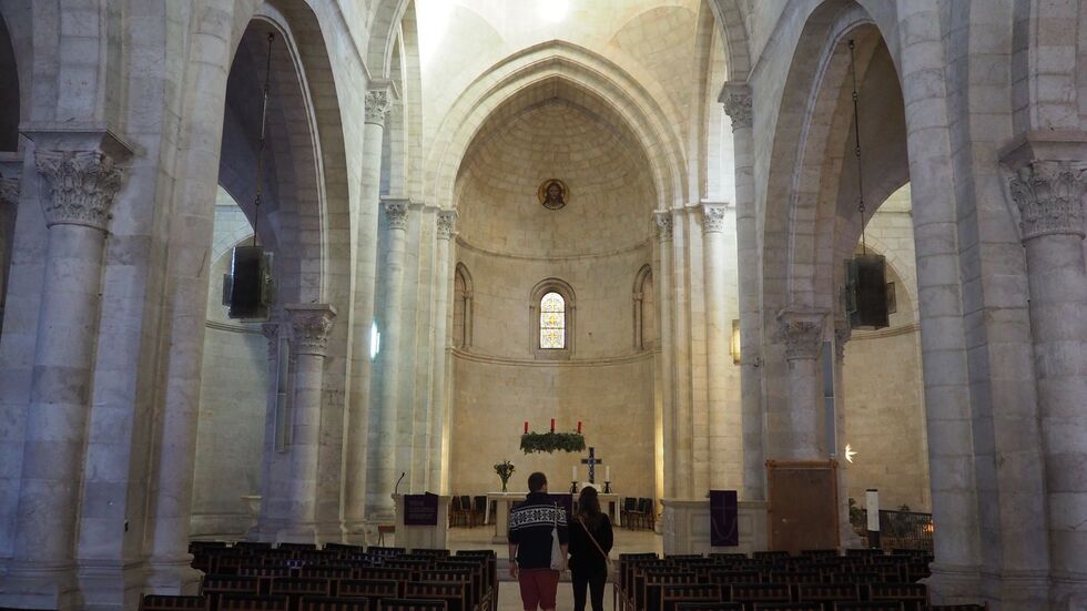 In der evangelischen Erlöserkirche in der Altstadt von Jerusalem warf Bischof Ibrahim Azar in seiner Predigt am Reformationstag Israel einen Völkermord vor. (Archivbild)