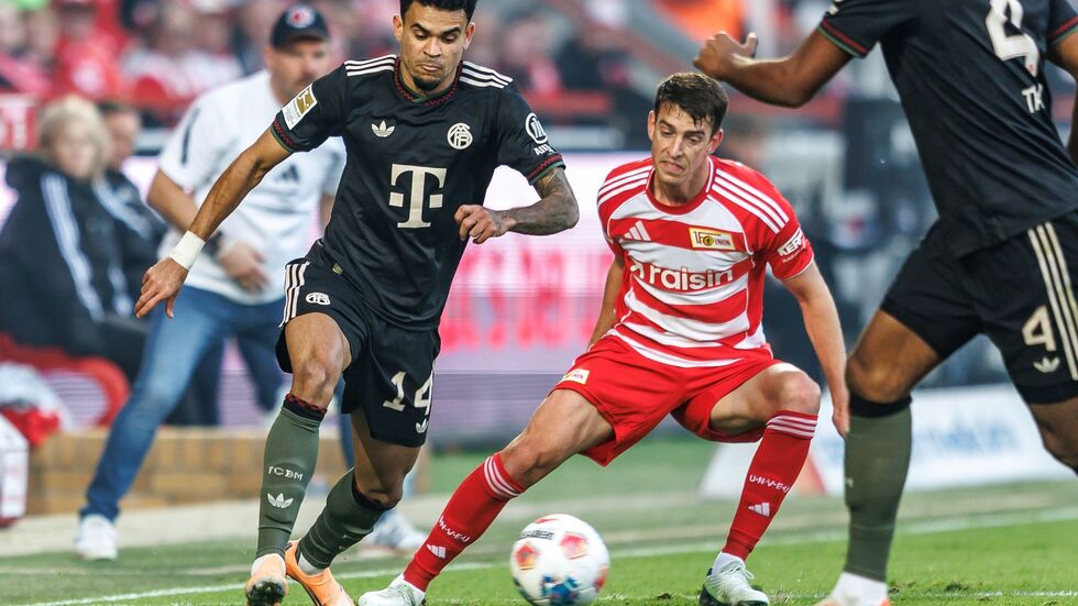 Luis Díaz (l.) zeigte beim Ausgleich zum 1:1 seine ganze Klasse.