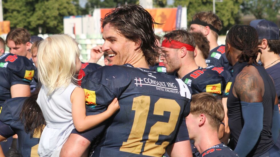 Quarterback Justin Miller fühlt sich wohl in Dresden