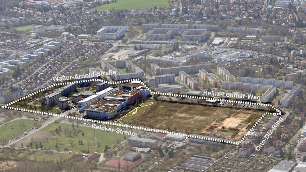 Dieses Gebiet soll nach Willen der Stadt umgebaut werden.