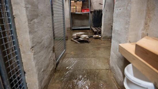 Viele Keller sind vollgelaufen.