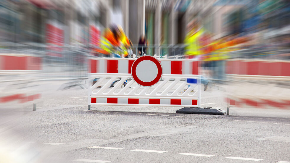Die Thomaestraße wird wegen Bauarbeiten gesperrt. (Symbolbild)