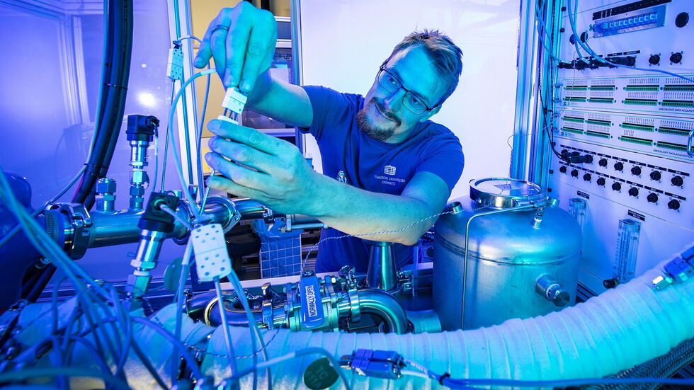 Die TU Chemnitz forscht bereits an der Wasserstofftechnologie  Die TU Chemnitz forscht bereits an der Wasserstofftechnologie