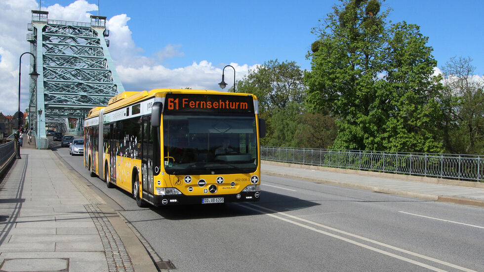 In Dresden fahren wieder mehr Busse. (Symbolbild) In Dresden fahren wieder mehr Busse. (Symbolbild)