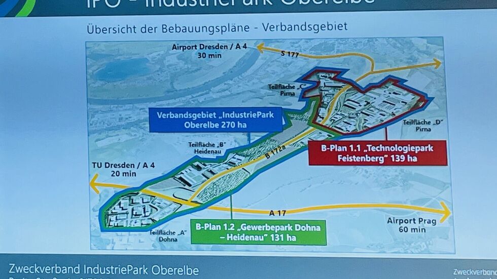 So soll der Industriepark Oberelbe einmal aussehen So soll der Industriepark Oberelbe einmal aussehen