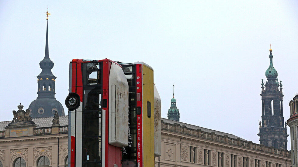 Das Kunstwerk "Monument" war zwei Monate lang im Jahr 2017 auf dem Neumarkt zu sehen. (Archivbild)