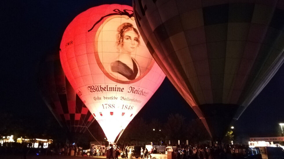 So schön war das Ballonglühen 2018. Dieses Jahr fällt es aus. Foto: M.Stahl