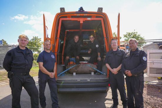 Die Spezialisten des Kampfmittelbeseitigungsdienstes.
