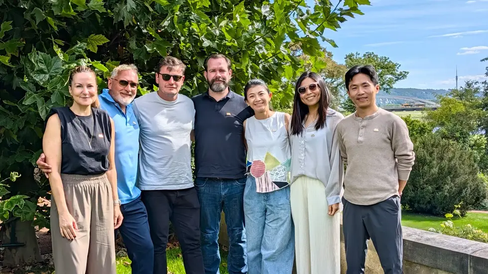 (v.l.n.r): Janett Krätzschmar-König, Jens Zander, Oleg Jampolski, Martin Kisza, Tina Chen, Mei-Chen Spiegelberg, Harry Liu (v.l.n.r): Janett Krätzschmar-König, Jens Zander, Oleg Jampolski, Martin Kisza, Tina Chen, Mei-Chen Spiegelberg, Harry Liu