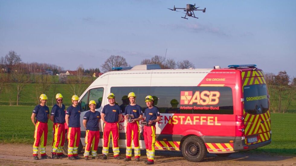Das Team der ASB-Drohnenstaffel 