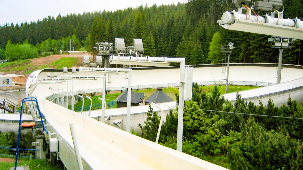 Die Altenberger Bobbahn. Foto: Copyright_Wikipedia-UrLunkwill. Die Altenberger Bobbahn. Foto: Copyright_Wikipedia-UrLunkwill.