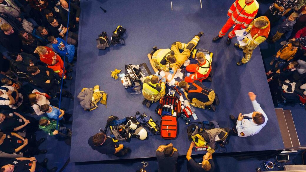 Die Einsatzübungen waren eines der absoluten Highlights der Messe.