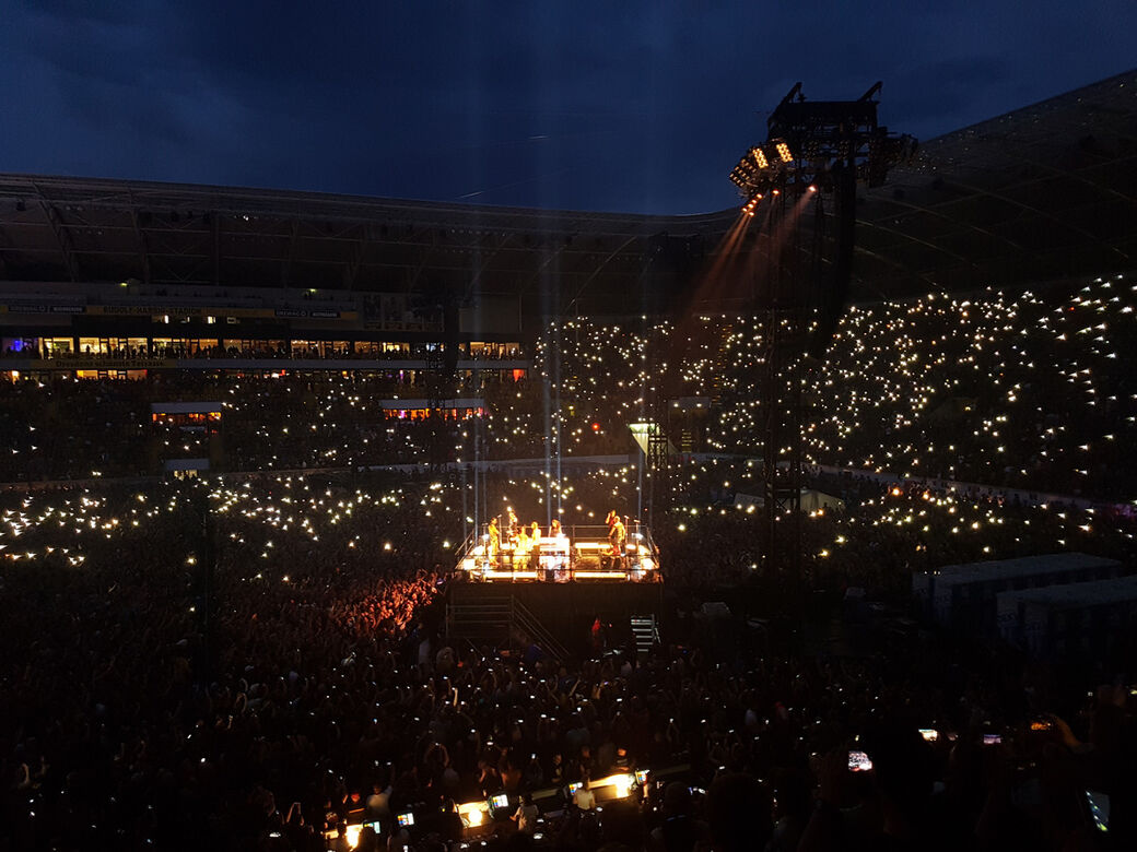 Eindrücke vom Konzert am 12.06.19 im Rudolf-Harbig-Stadion (Foto: Redaktion/Franziska Meier)