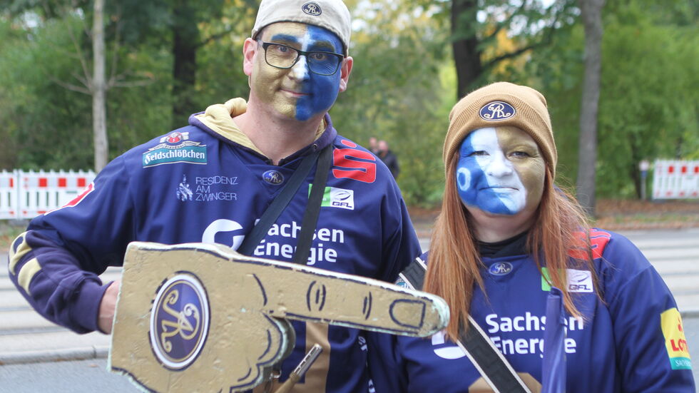 Wem die beiden wohl die Daumen drücken #GFLBowl2025