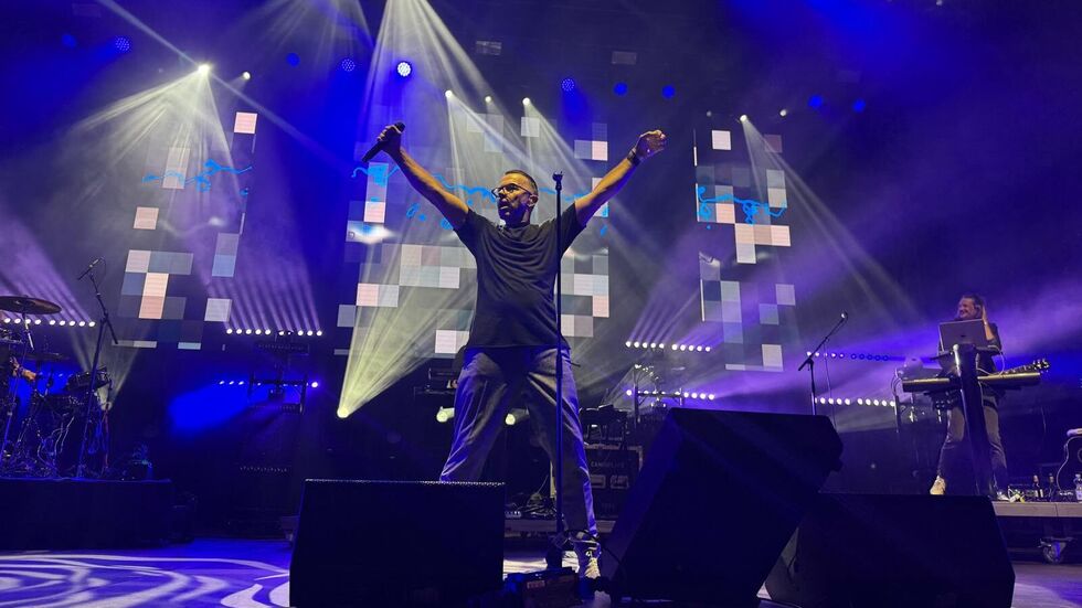 Camouflage sorgten Samstagabend für Stimmung auf dem Theaterplatz. Camouflage sorgten Samstagabend für Stimmung auf dem Theaterplatz.