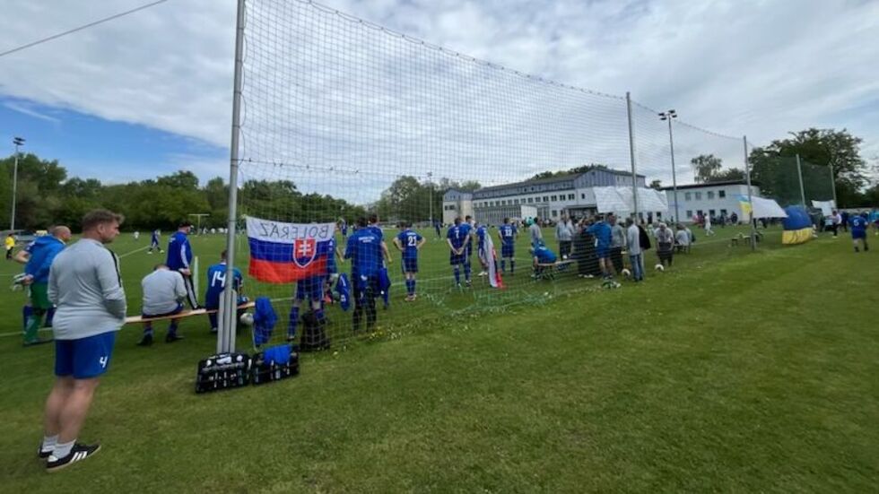 Hier wurde um den Titel gezockt: Der Rasen in der Sportschule von Leipzig-Abtnaundorf