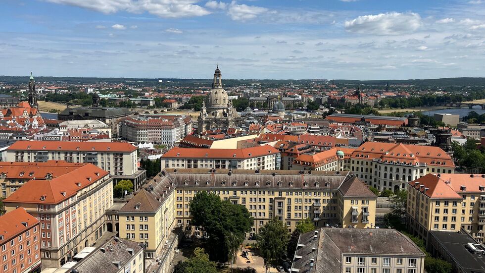 Bilderbuch-Panorama mit Frauenkirche Bilderbuch-Panorama mit Frauenkirche