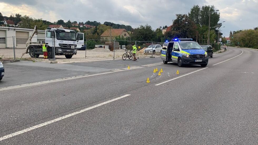 Radfahrer in Heidenau tödlich verletzt. (Foto: M. Förster) Radfahrer in Heidenau tödlich verletzt. (Foto: M. Förster)