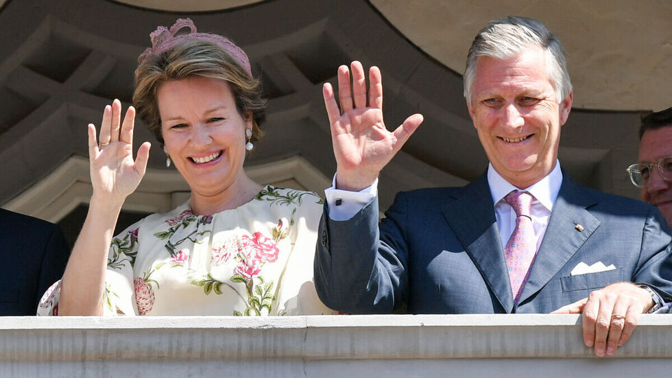 Das belgische Königspaar König Philippe und Königin Mathilde. (Archivbild)