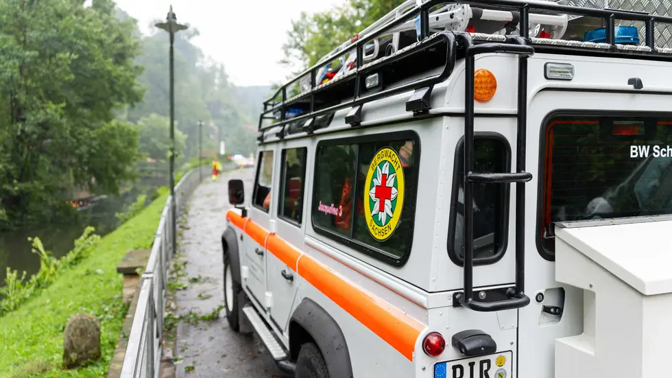 Die Bergwacht war bei dem Unwetter auch im Einsatz Die Bergwacht war bei dem Unwetter auch im Einsatz
