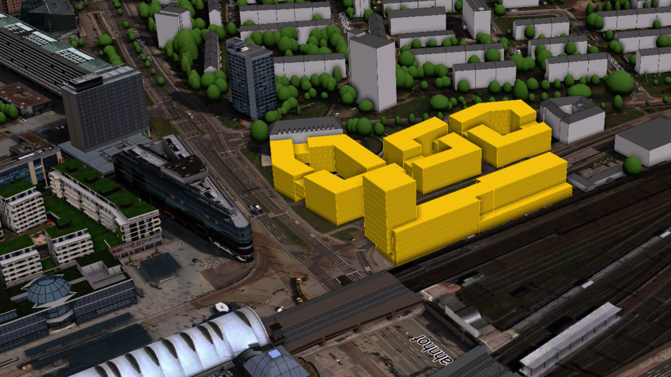 Das Areal am Wiener Platz gegenüber der Prager Spitze