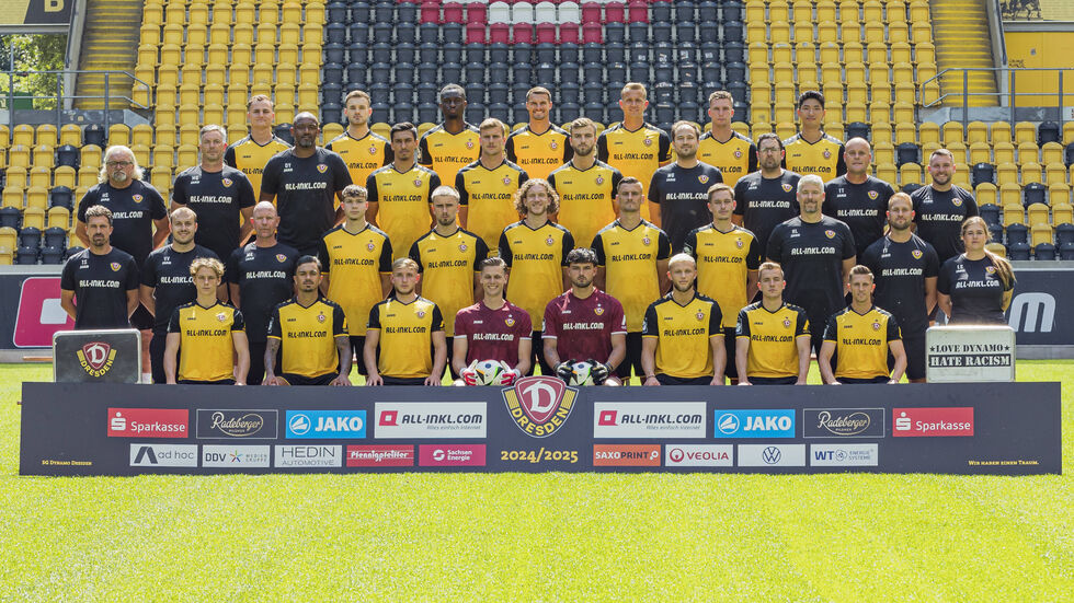 Das Team von Dynamo für die Saison 2024/25 Das Team von Dynamo für die Saison 2024/25
