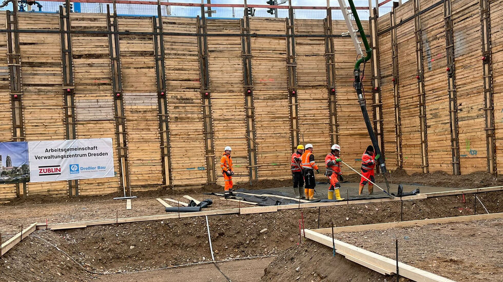 Seit Anfang 2020 wird hier gebaut. Seit Anfang 2020 wird hier gebaut.