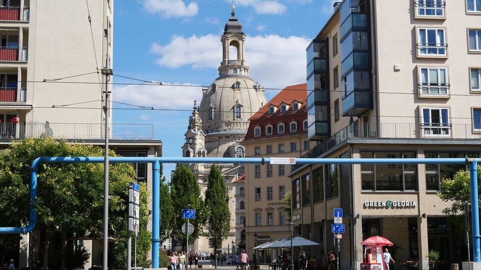 Viele Jahre lang war dieser Anblick normal. Nun ist Schluss mit dem blauen Leitungssystem. Viele Jahre lang war dieser Anblick normal. Nun ist Schluss mit dem blauen Leitungssystem.